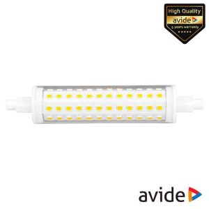 Lâmpada R7S 9W 230V LED 118mm 6400K 910lm AVIDE - (ABR7SCW9W)