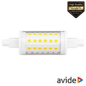 Lâmpada R7S 4.5W 230V LED 78mm 4000K AVIDE - (ABR7SNW4.5W)