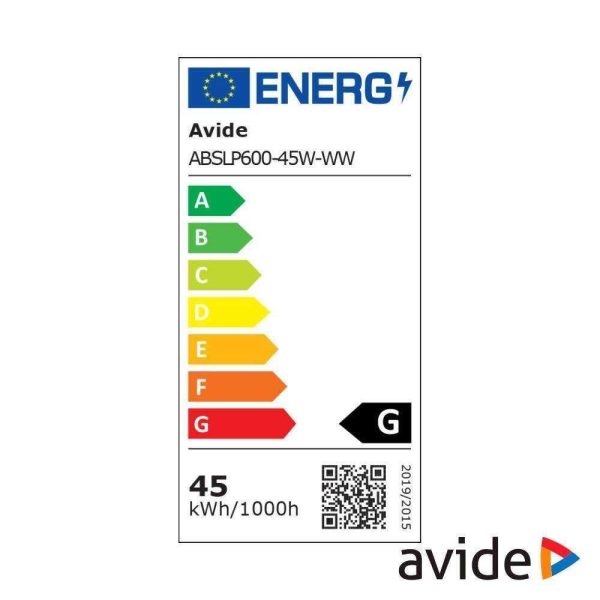 Painel LEDS Quadrado 45W 600x600mm 3000k 3100lm AVIDE - Image 2