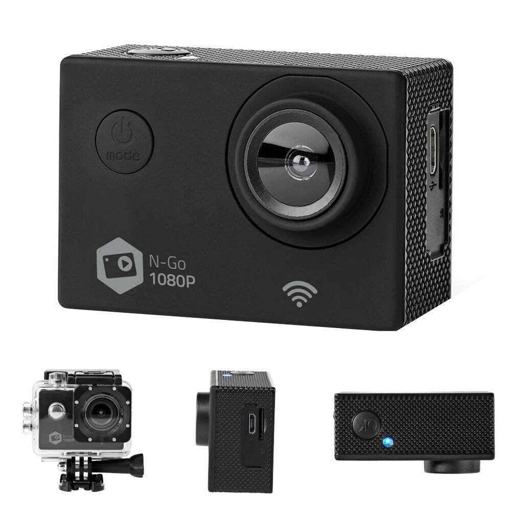 Câmara De Ação Full HD 1080p Wi-Fi À Prova De Água - (ACAM21BK)