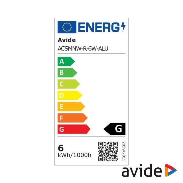 Painel LEDS Redondo Superfície 6W 120mm 4000k 420lm AVIDE - Image 2
