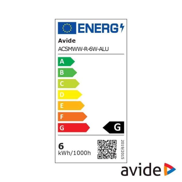 Painel LEDS Redondo Superfície 6W 120mm 3000k 410lm AVIDE - Image 2