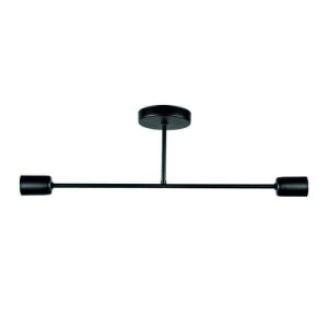 Candeeiro Teto E27 2x60W SOLO ADVITI - (AD-LD-6440BE27)