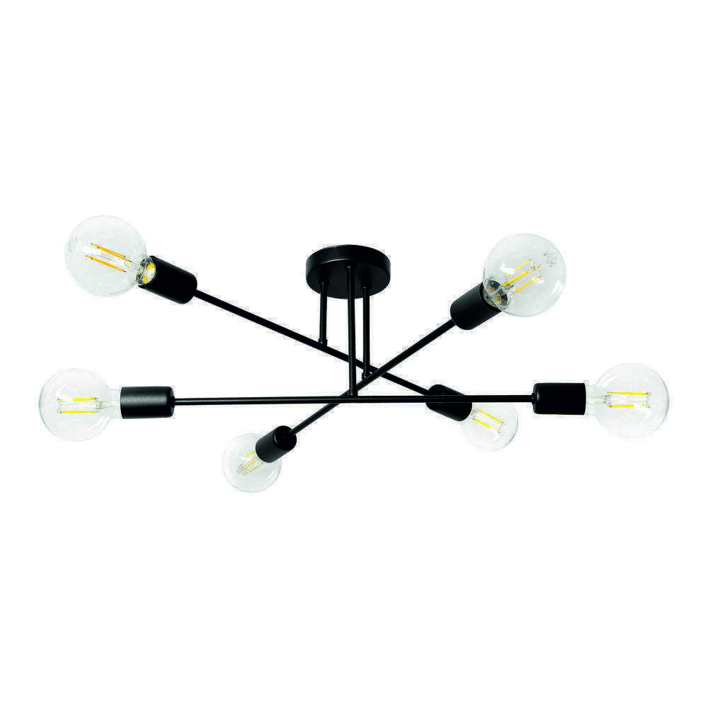 Candeeiro LED Teto/Parede IP20 SOLO Preto ADVITI - (AD-LD-6442BE27)