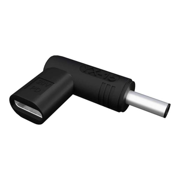 Ficha Adaptadora USB-C Fêmea / Ficha DC 1.35x4.0mm Macho - (ADPUSBC/DC135-40)
