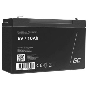 Bateria Chumbo Gel AGM 6V 10A GREEN CELL - (AGM16)