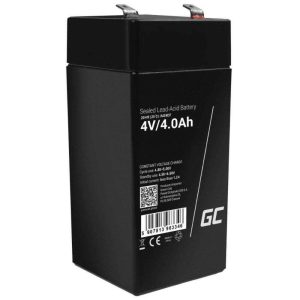 Bateria Chumbo Gel AGM 4V 4A GREEN CELL - (AGM37)