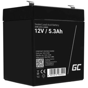 Bateria Chumbo Gel AGM 12V 5.3A GREEN CELL - (AGM45)