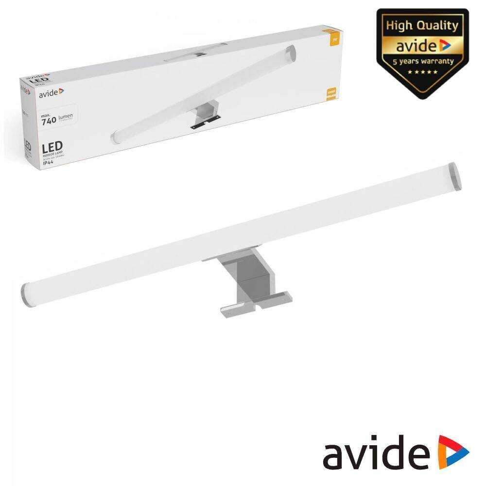 Candeeiro LED 7W 740lm 500mm 4000K IP44 Cromado AVIDE - (ALML-R50-C-7W)