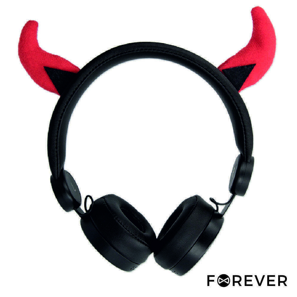 Auscultadores Stereo C/ Fios Diabo C/ LEDS FOREVER - (AMH-100D)