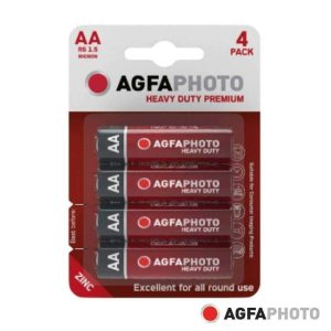 Pilha Zinco-Carvão R6/AA 1.5V 4x Blister AGFAPHOTO - (APFAA)