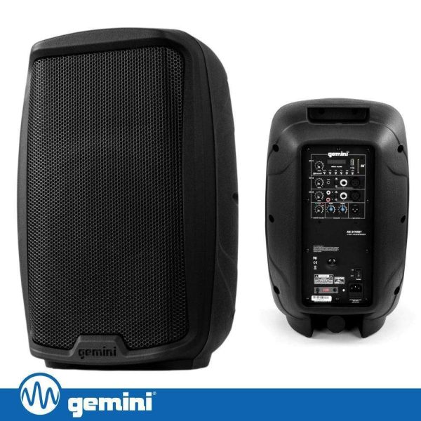 Coluna Amplificada 10" 1000W USB/SD/AUX/BT/TWS GEMINI - (AS-2110BT)