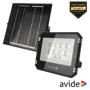 Foco LED Solar 50W CCT 6400K 700lm IP65 C/ Comando AVIDE - (ASOLFLCCT-4AH-SMSP)