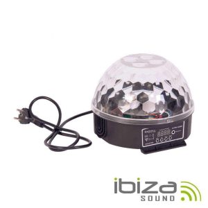 Projetor Luz C/ 4 LEDS Astro E 4 LEDS Gobo RGBW DMX IBIZA - (ASTRO-GOBO)