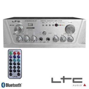 Amplificador Stereo Hifi USB/BT/SD Mp3 2x50W Prata Ltc - (ATM2000USB-BT)
