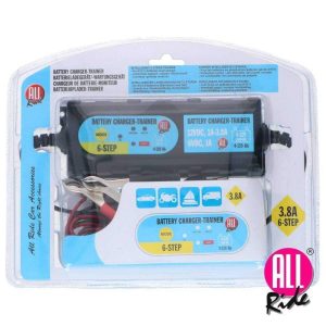 Carregador De Baterias 6-12V 4-120ah 3.8A ALL-RIDE - (AUTO159)
