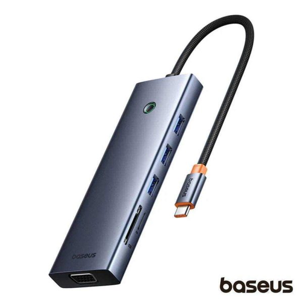 Hub USB-C 10 em 1 4K PD 100W UltraJoy Series BASEUS - (B0005280C811-00)
