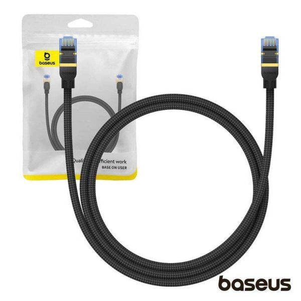 Cabo De Rede S/FTP CAT7 Cobre Puro 8m BASEUS - (B0013320B111-06)