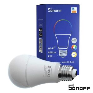 Lâmpada E27 9W 230V 806lm LED Globo RGB WiFi SONOFF - (B05-BL-A60)