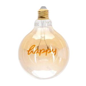 Lâmpada LED E27 Globo Filamento "Happy "4W 230V 1800K 250lm - (B10101HG8)