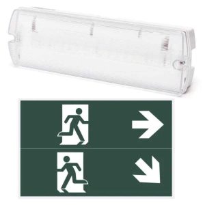 Luz Emergência Led 4W Aplique 6500K IP65 320lm - (B10502Z0P)