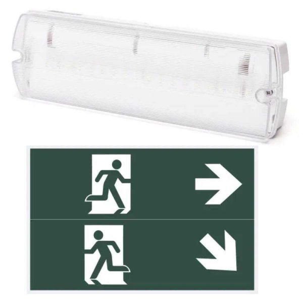 Luz Emergência Led 4W Aplique 6500K IP65 320lm - (B10502Z0P)
