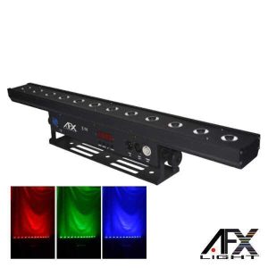 Barra Luz Interior 12 LEDS 15W RGBAW DMX AFXLIGHT - (BARLED1215)