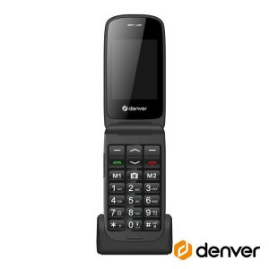 Telemóvel P/ Séniores Flip 2.4" 4G SOS FM Preto DENVER - (BAS-24600L)