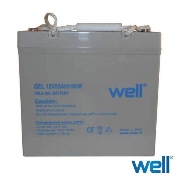 Bateria Gel 12V 55a - (BAT-LEADG-12V55AH)