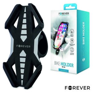 Suporte Telemóvel 4"a 6" P/ Motos E Bicicletas Cinza FOREVER - (BH-120GY)