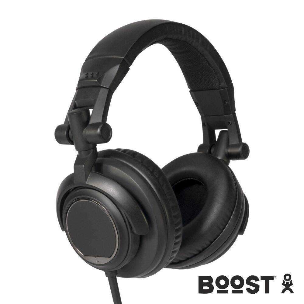 Auscultadores DJ Articulados Pretos BOOST - (BOOST-DJH100)
