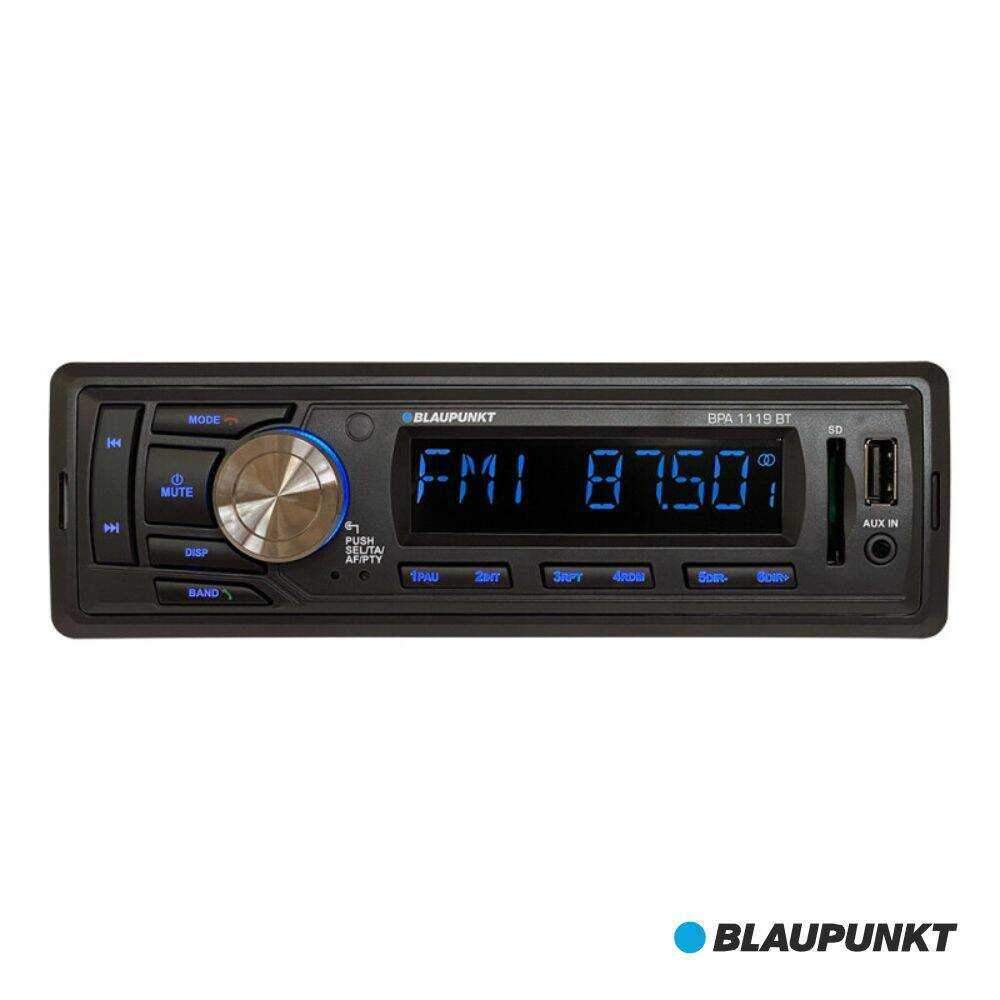 Auto-Rádio MP3 20Wx4 C/ FM/SD/USB/Bluetooth BLAUPUNKT - (BPA1119BT)