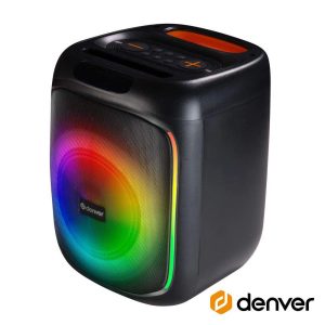 Coluna Amplificada 6.5" 200W Bluetooth Bat/USB/AUX/SD DENVER - (BPS-165)