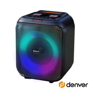 Coluna Amplificada 8" Bluetooth Bat/USB/AUX/SD DENVER - (BPS-250)