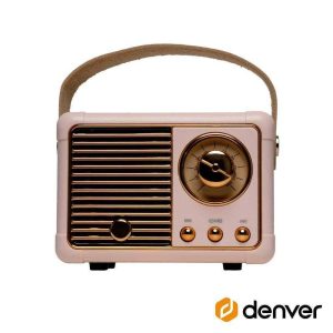 Coluna Bluetooth 30W Bluetooth 5.0 Rosa DENVER - (BTP-203RO)