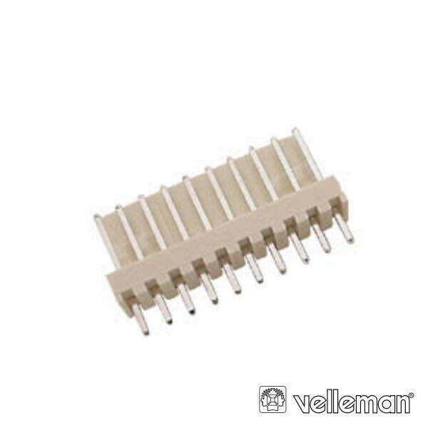 Placa De 10 Contactos Macho VELLEMAN - (BTWM10)