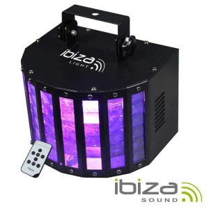 Projetor Luz Efeito Butterfly RGBWAP LED IBIZA - (BUTTERFLY-RC)