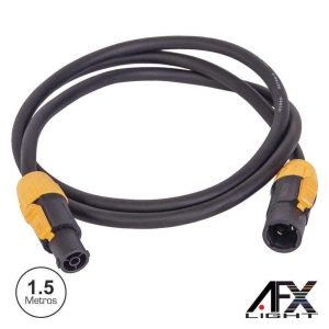 Cabo Alimentação Extensão powerCON TRUE1 IP65 1.5m AFXLIGHT - (CAB-IP65-T1.5)