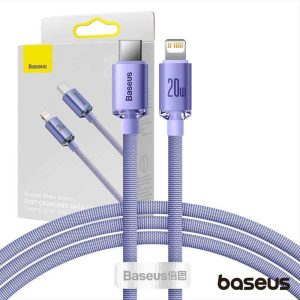 Cabo USB-C / Lightning Macho 20W PD 1.2m CrystalShine BASEUS - (CAJY000205)