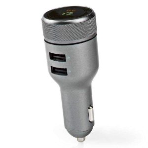 Transmissor FM Bluetooth V4.2 2USB  Ficha Isqueiro - (CATR122BK)