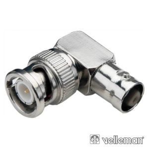 Ficha Adaptadora Bnc Macho / Fêmea Angular 90º - (CBNC11)