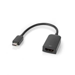 Cabo Adaptador USB-C Macho /  HDMI Fêmea Preto - (CCGP64652BK02)