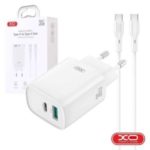 Alimentador Comutado 1xUSB-C/1xUSB-A PD 30W GaN C/ Cabo - (CE30-C)