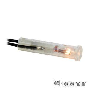 Luz Piloto Redondo Cristal 24V 7mm VELLEMAN - (CRAF024C)