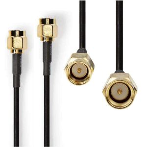 Cabo de Antena SMA Macho - SMA Macho 3.0 m Preto - (CSGP02000BK30)