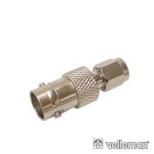 Ficha Adaptadora Sma Macho / Bnc Fêmea VELLEMAN - (CSMA08)
