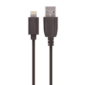 Cabo USB-A 2.0 Macho / Lightning 2m 2A Preto - (CUSBL-3-BK)