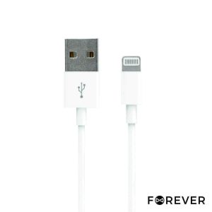 Cabo USB-A 2.0 Macho / Lightning Macho 1M FOREVER - (CUSBL-WH/1)