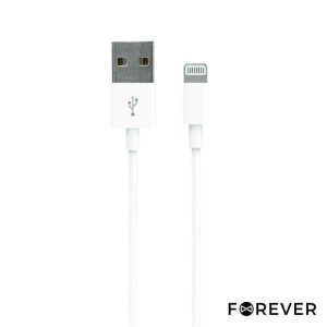 Cabo USB-A 2.0 Macho / Lightning Macho 3m FOREVER - (CUSBL-WH/3)