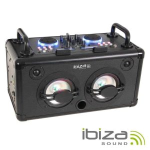Sistema de Som Para DJ C/ Bluetooth 200W IBIZA - (DANCE-PARTY)